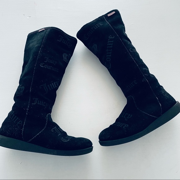 Juicy couture Women boots black size 7 - Picture 3 of 9